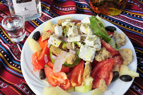 Cretan Dakos salad