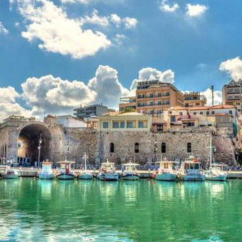 View of Heraklion port