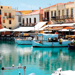 View of Rethymnon port