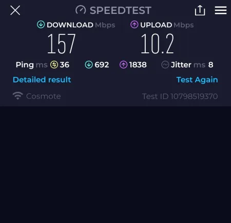  Internet speed
