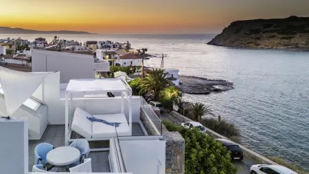  sunset view from villa