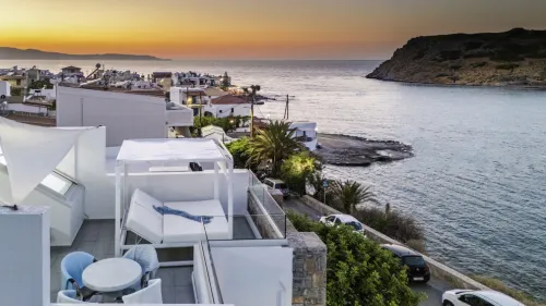  sunset view from villa