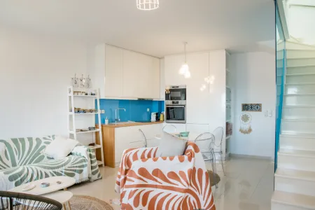  living room and kitchen