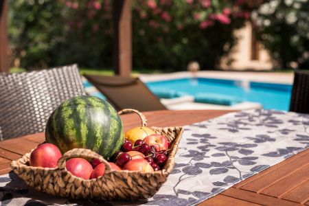 fruits on table