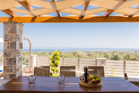 table under pergola