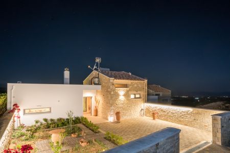  Villa exterior at night