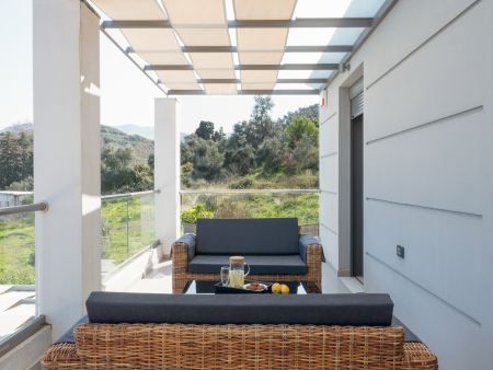  balcony with mountain view