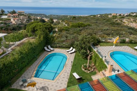  panoramic view and pools