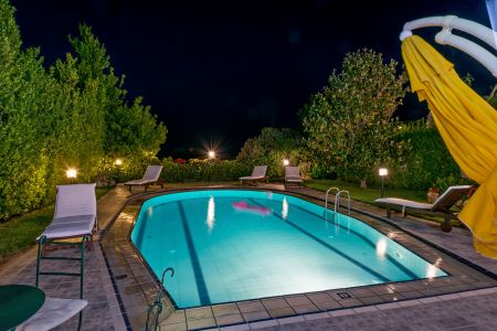  swimming pool lighted