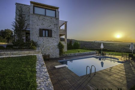  villa at sunset