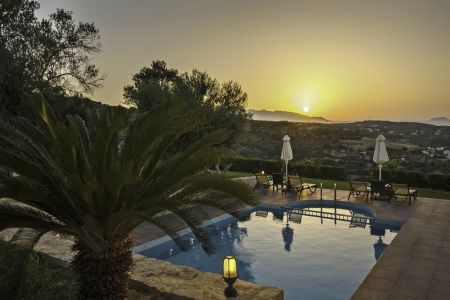  pool at dusk