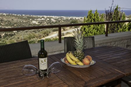  wine at balcony