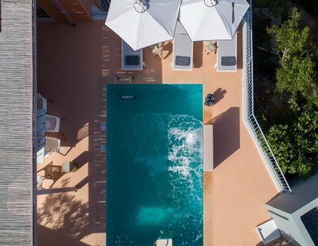  the pool from above