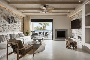 Bohemian Luxury White Sand Villa 5* Leben am Strand, in einer entspannenden Oase mit privatem Pool in Almyros