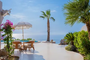 Achilleas Villa in Bio-Form, kykladische Atmosphäre mit Pool und Blick auf den Golf von Mirabello