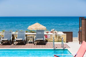 Gemütlich und direkt am Strand Haus Espera nur wenige Gehminuten von Rethymnon