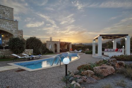  the sunset from the villa