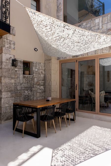 outdoor dining area