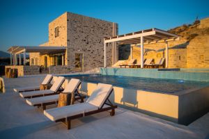 Luxury Villa Inia Pitsidia with view to the Libyan sea