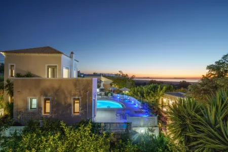  villa at night