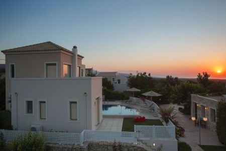  villa at sunset