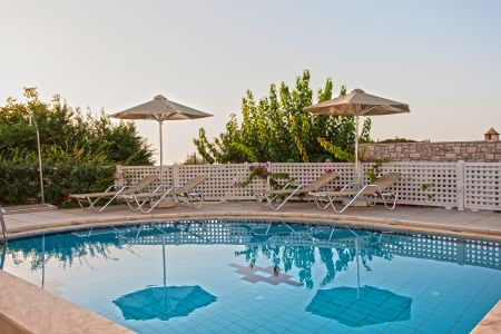  umbrellas by the pool