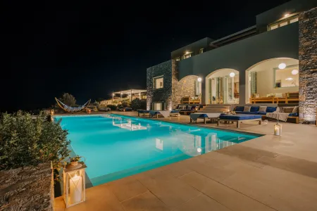  villa 1 at night