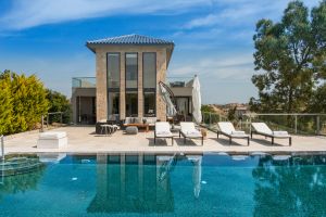 Part of the Sea Crete Villas holiday villa complex, Sea View 2 is a chic new Greek villa in Tersanas, fashionably decorated and fitted with contemporary amenities for an exclusive vacation.
