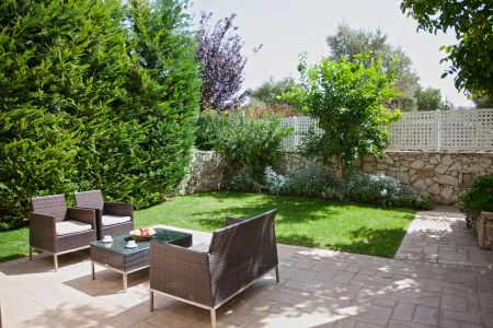  garden furniture sunny day