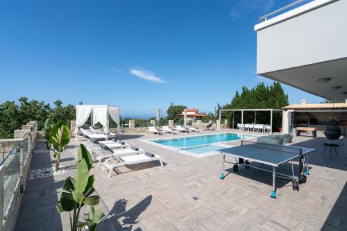  ping pong by the pool