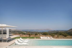 Exquisite private Villa JK-Two mit Panoramablick auf die Ägäis.