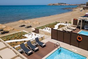 Beachfront Stylish House Iris 1km away from Rethymnon