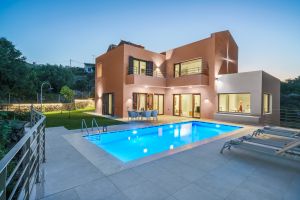 Modern luxury villa Alya in Crete offering guests all the amenities required for a luxurious Greek vacation