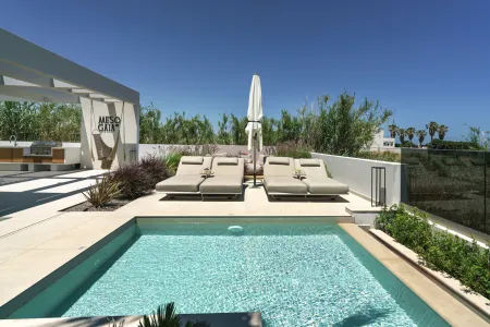   Sunbeds by the Pool
