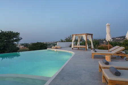  pool at sunset