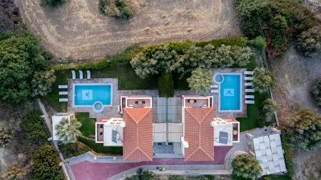  villas from drone