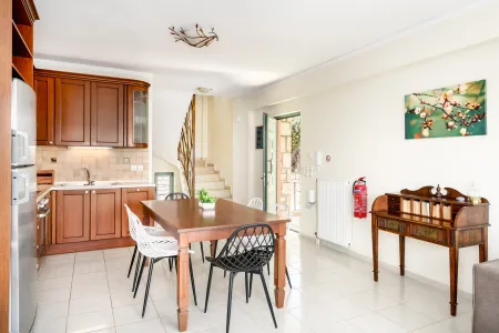 kitchen and dining