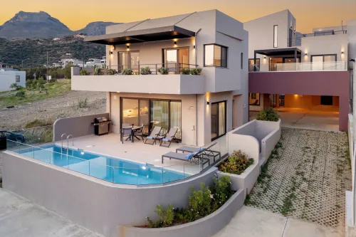  Villa at sunset