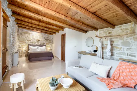  living room & double bed