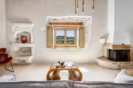  living room with fireplace