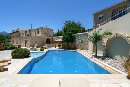  swimming pool and building