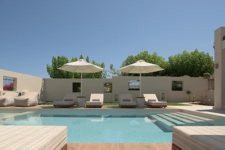  swimming pool and jacuzzi