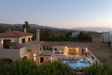  villa view at night