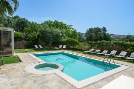  Sunbathing by the pool