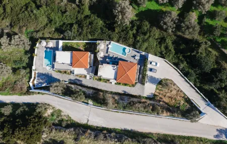  Areal shot of the villas