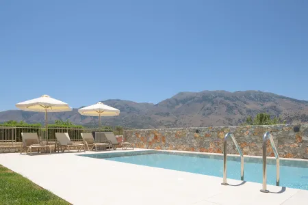  pool side with view
