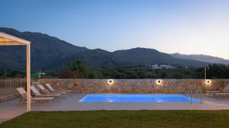  poolside at night
