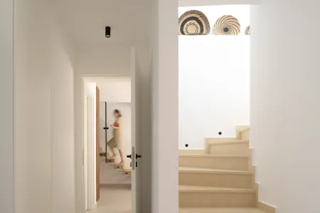  stairway and living area entrance