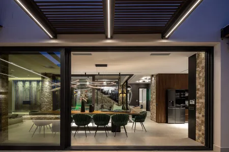  Dining room at night