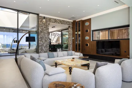  living room with fireplace